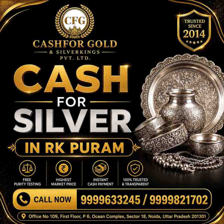 Cash For Silver in rk puram